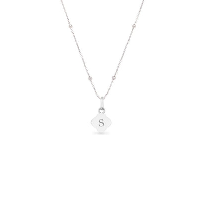 Pearl Clover Necklace (Silver)