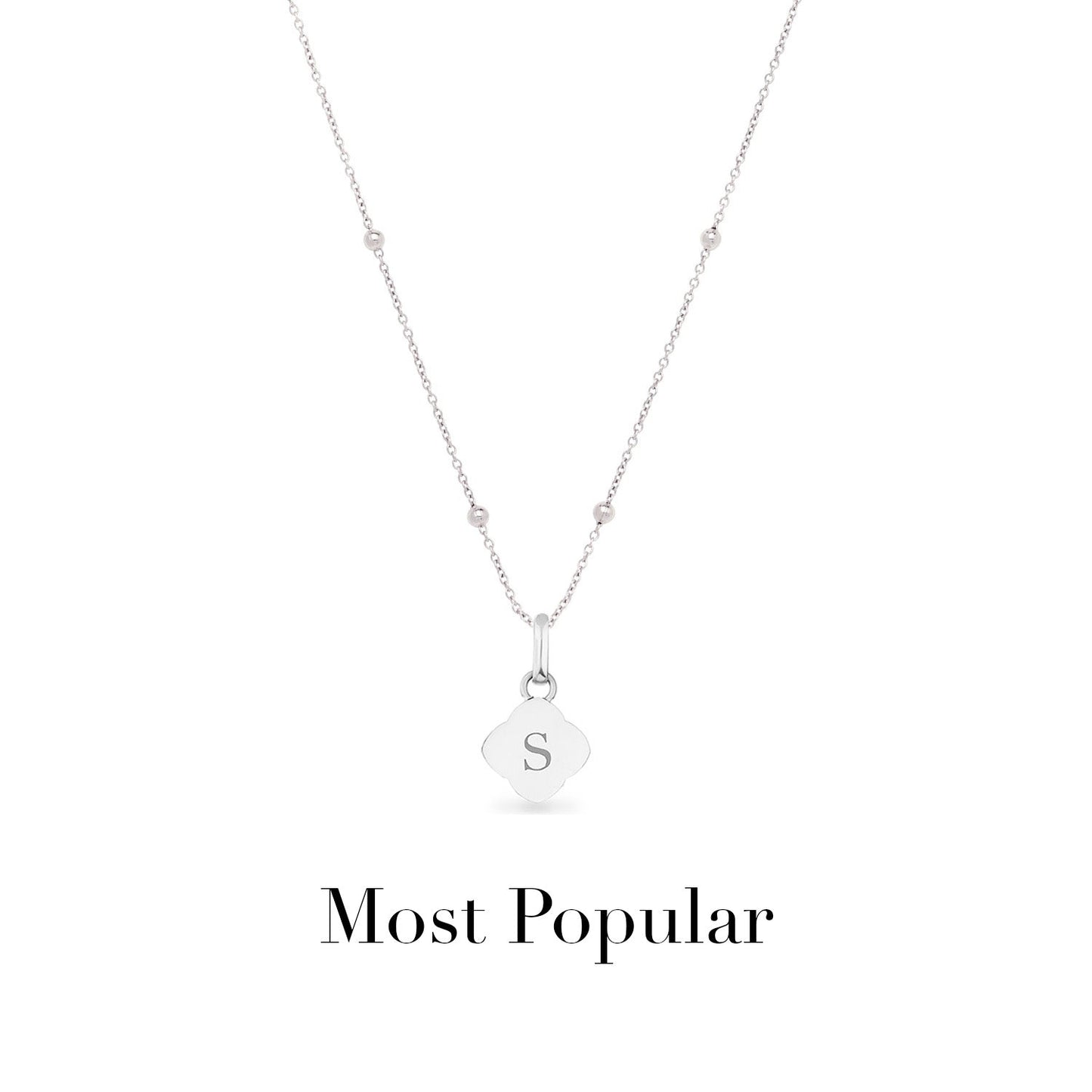 Pearl Clover Necklace (Silver)