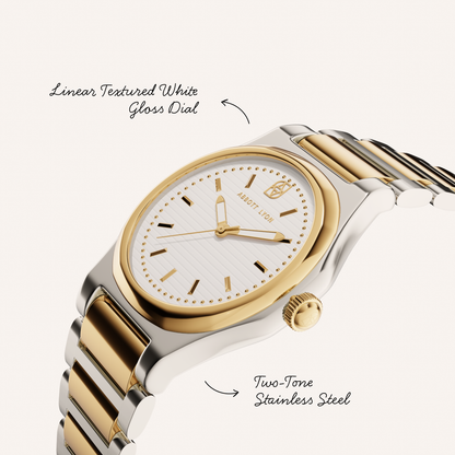 Sports Luxe Watch (Two Tone)