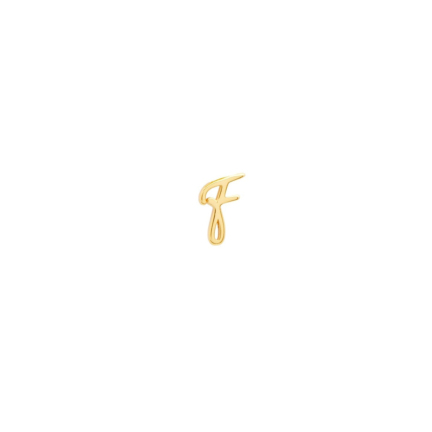 Made Mine Script Letter Bracelet (Gold)