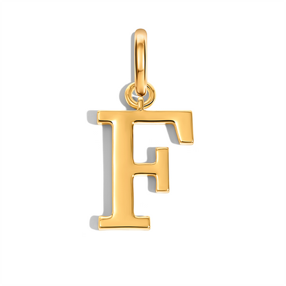 Large Didot Initial Accessories Charm (Gold)