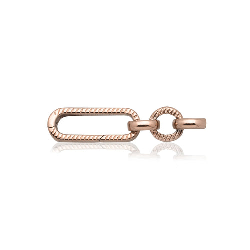 1.5-Inch Figaro Chain Extender (Rose Gold)