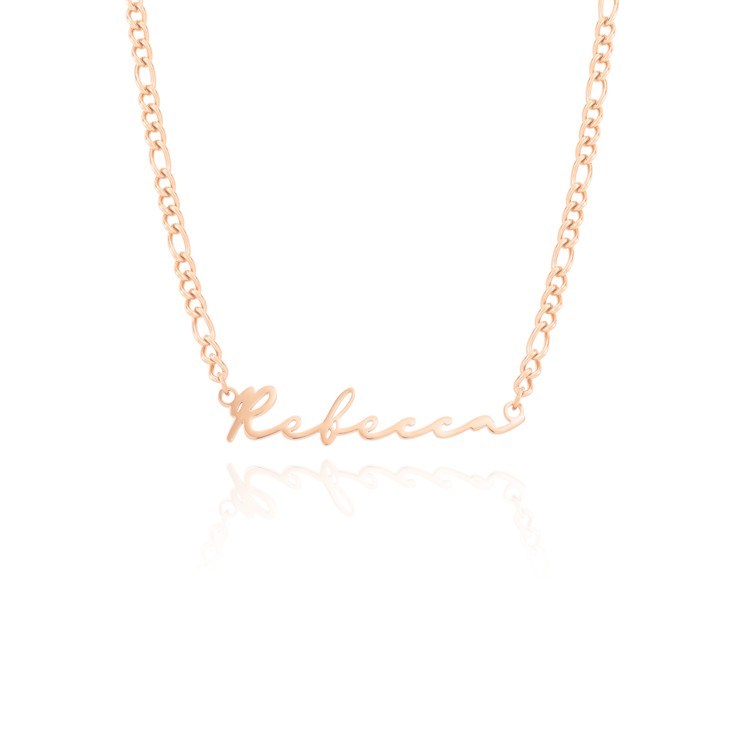 Signature Name Necklace - Rose Gold