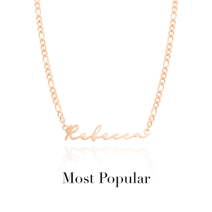 Signature Name Necklace (Rose Gold)