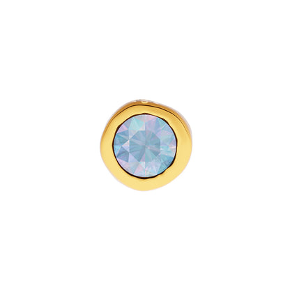 Fine Molten Birthstone Necklace (Gold)