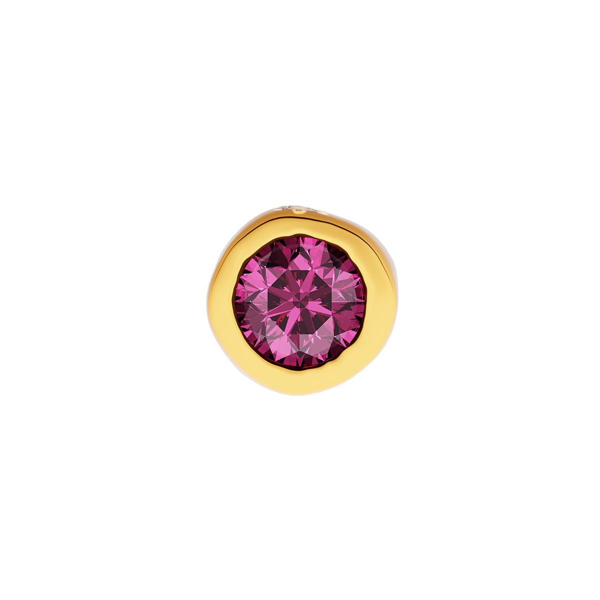 Fine Molten Birthstone Necklace (Gold)