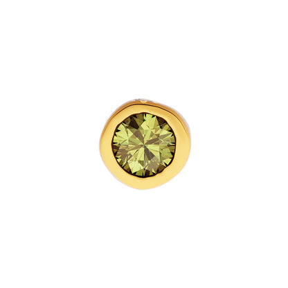 Fine Molten Birthstone Necklace (Gold)