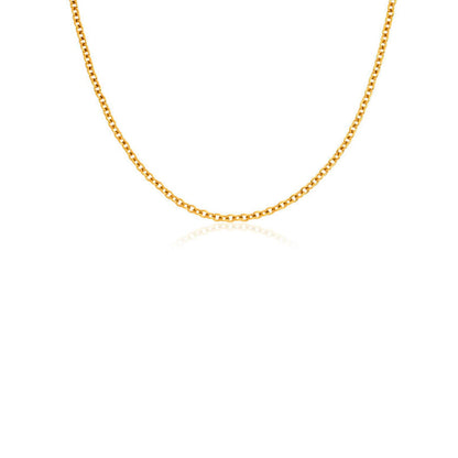 Layering Fine Chain Necklace (Gold)
