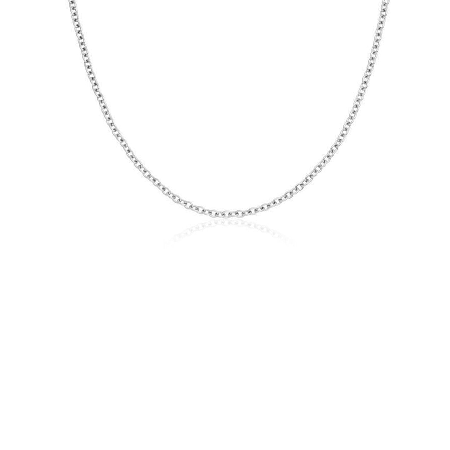 Fine Chain Necklace (Silver)