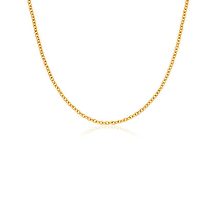 Layering Fine Chain Necklace (Gold)