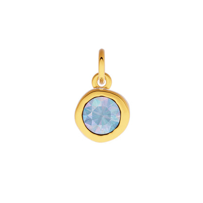 Made Mine Fine Charm - Molten Round Birthstone (Gold)