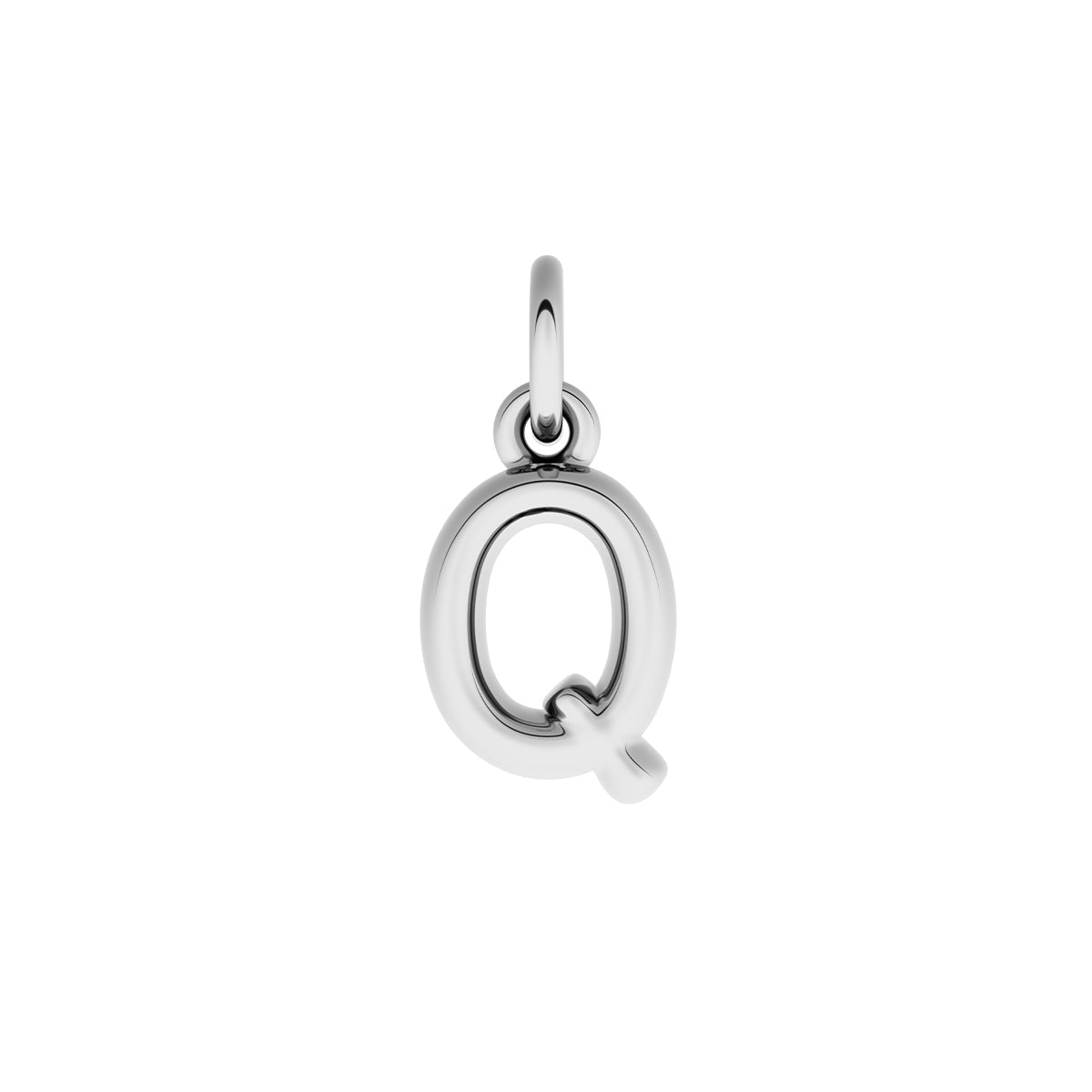 Made Mine Fine Charm - Molten Initial (Silver)