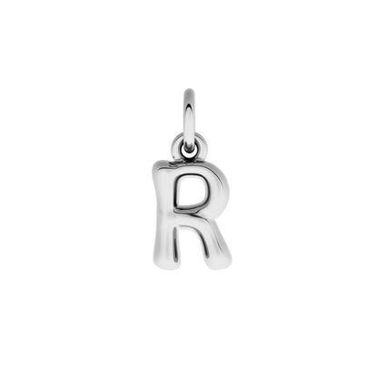 Made Mine Fine Charm - Molten Initial (Silver)