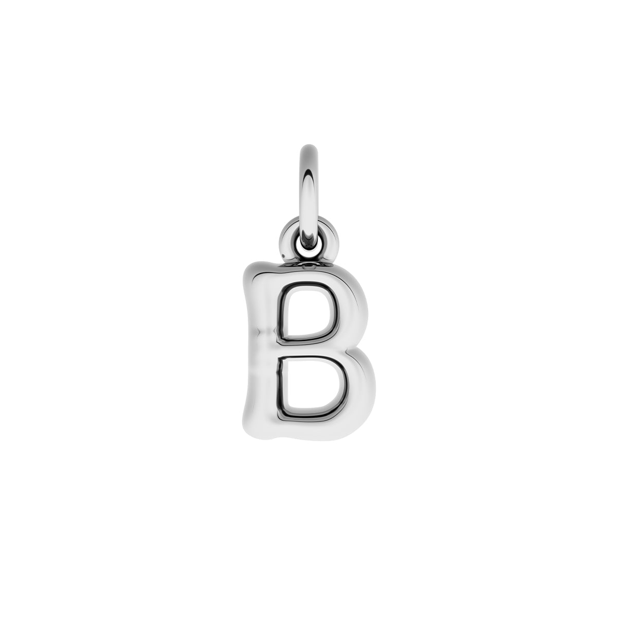 Made Mine Fine Charm - Molten Initial (Silver)