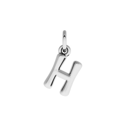 Made Mine Fine Charm - Molten Initial (Silver)
