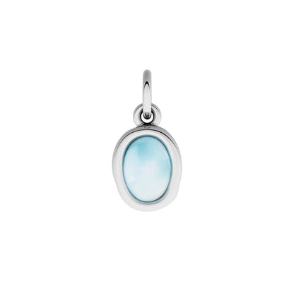 Made Mine Fine Charm - Molten Meaningful Stone (Silver)