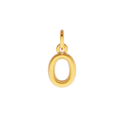 Made Mine Fine Charm - Molten Initial (Gold)