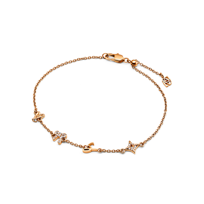 Made Mine Charm Bracelet (Rose Gold)