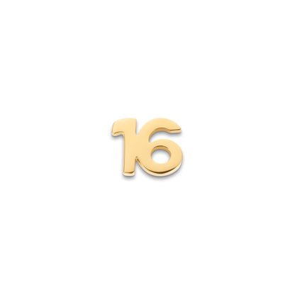 Made Mine Charms - Celebration Number Charms (Gold)