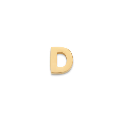 Made Mine Charms - Block Initial Charm (Gold)