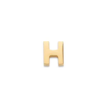Made Mine Charms - Block Initial Charm (Gold)