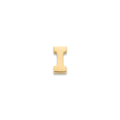 Made Mine Charms - Block Initial Charm (Gold)