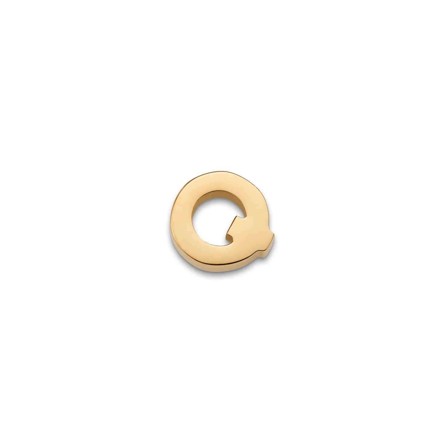Made Mine Charms - Block Initial Charm (Gold)
