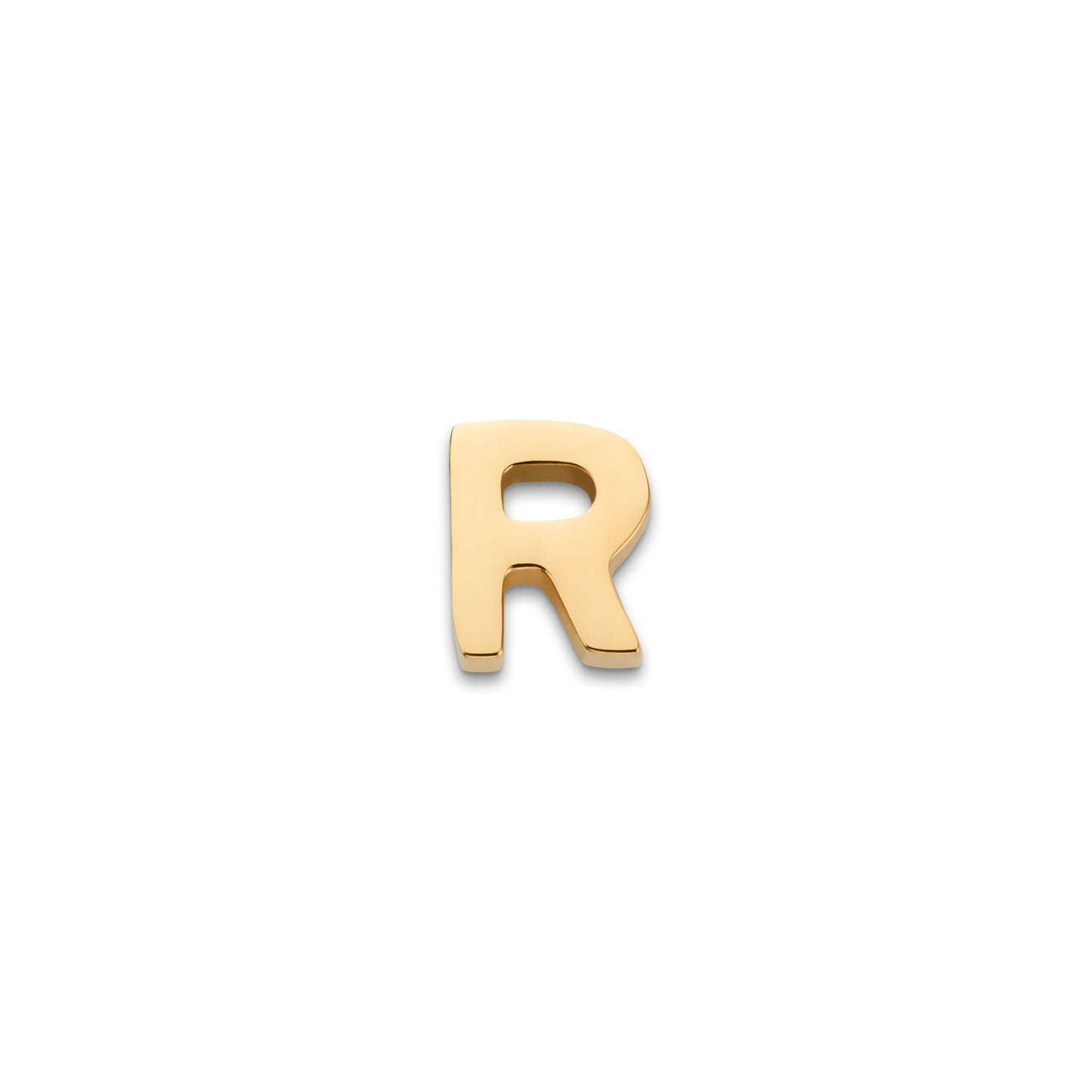 Made Mine Charms - Block Initial Charm (Gold)