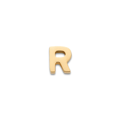 Made Mine Charms - Block Initial Charm (Gold)