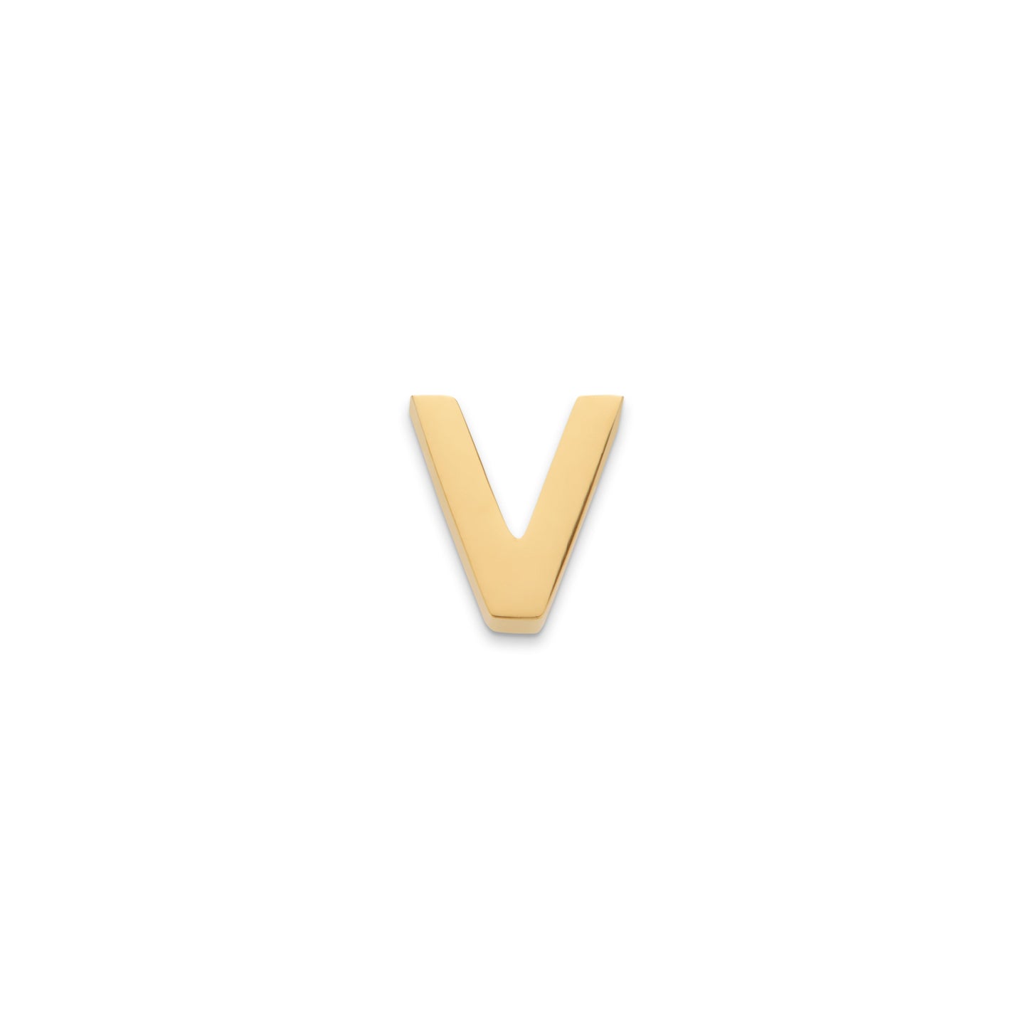Made Mine Charms - Block Initial Charm (Gold)