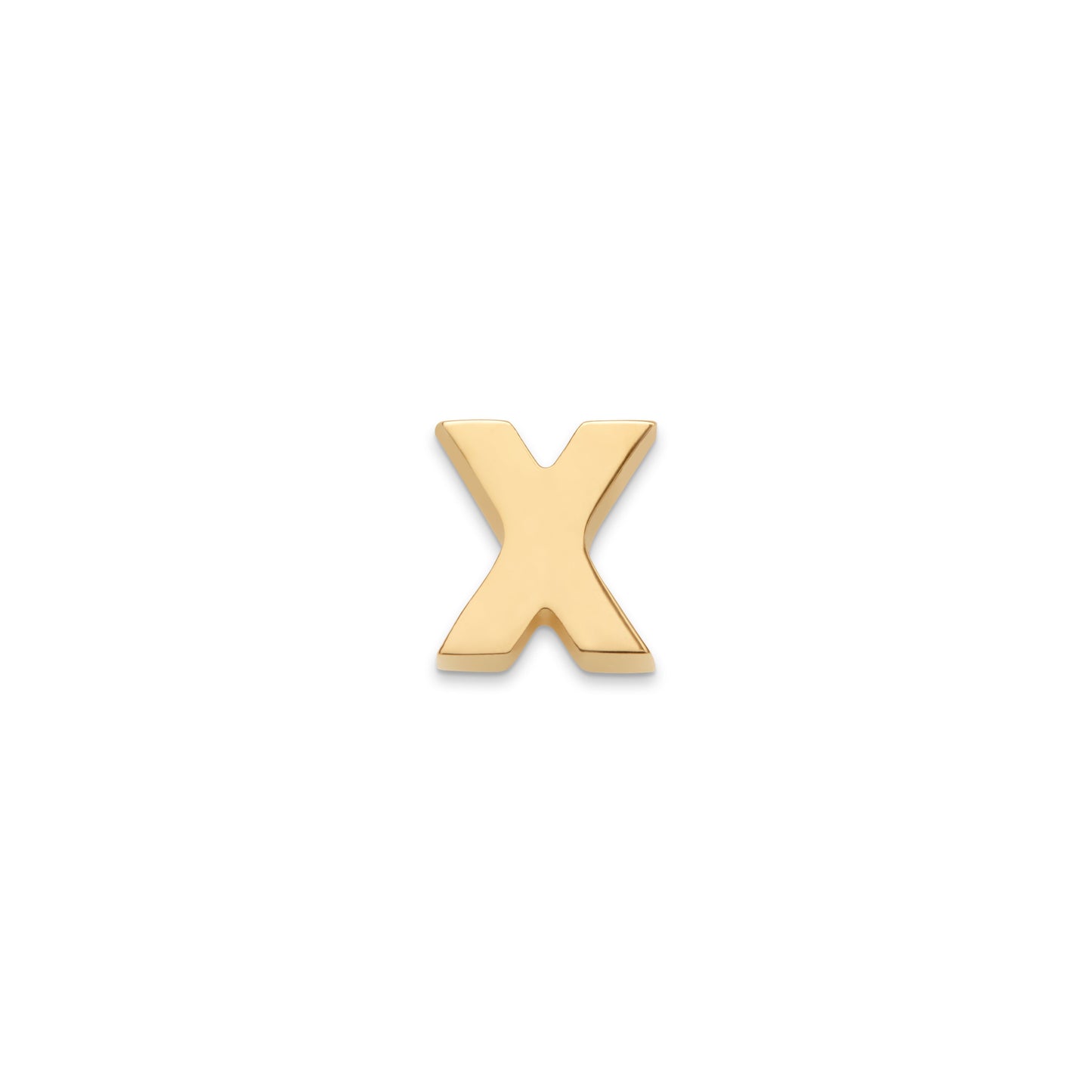 Made Mine Charms - Block Initial Charm (Gold)