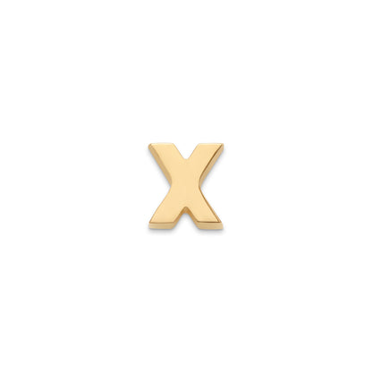 Made Mine Charms - Block Initial Charm (Gold)