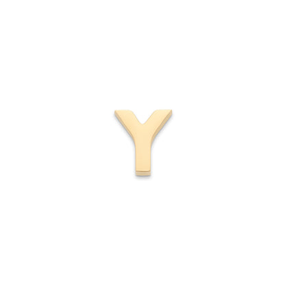 Made Mine Charms - Block Initial Charm (Gold)