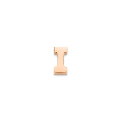 Made Mine Charms - Block Initial Charm (Rose Gold)