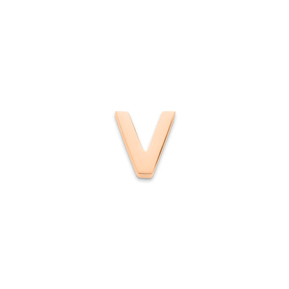 Made Mine Charms - Block Initial Charm (Rose Gold)