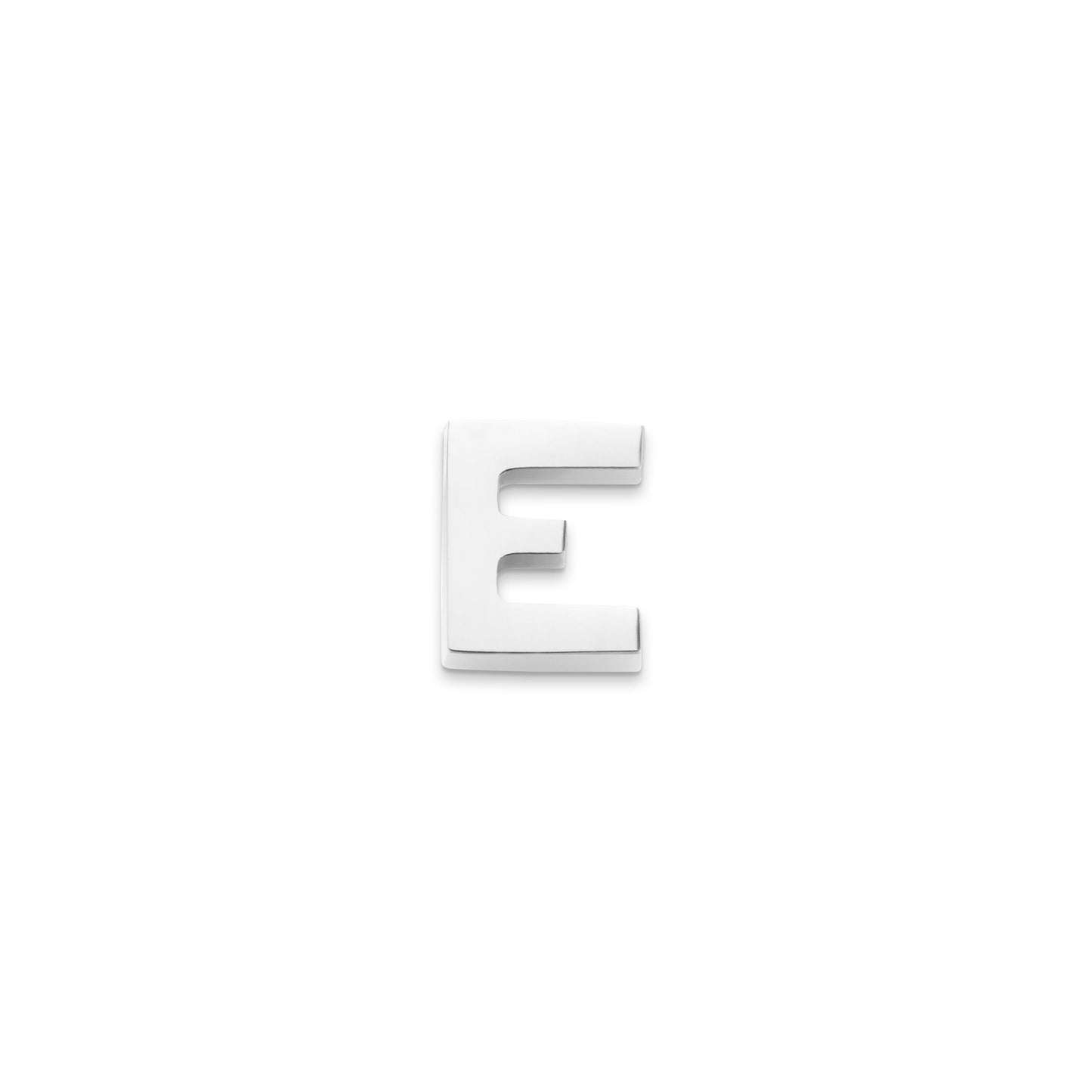 Made Mine Charms - Block Initial Charm (Silver)