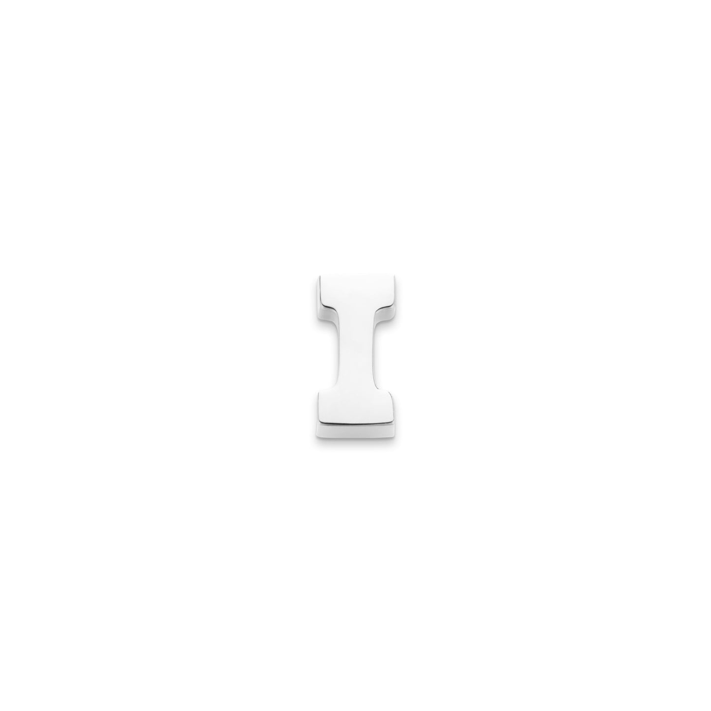 Made Mine Charms - Block Initial Charm (Silver)