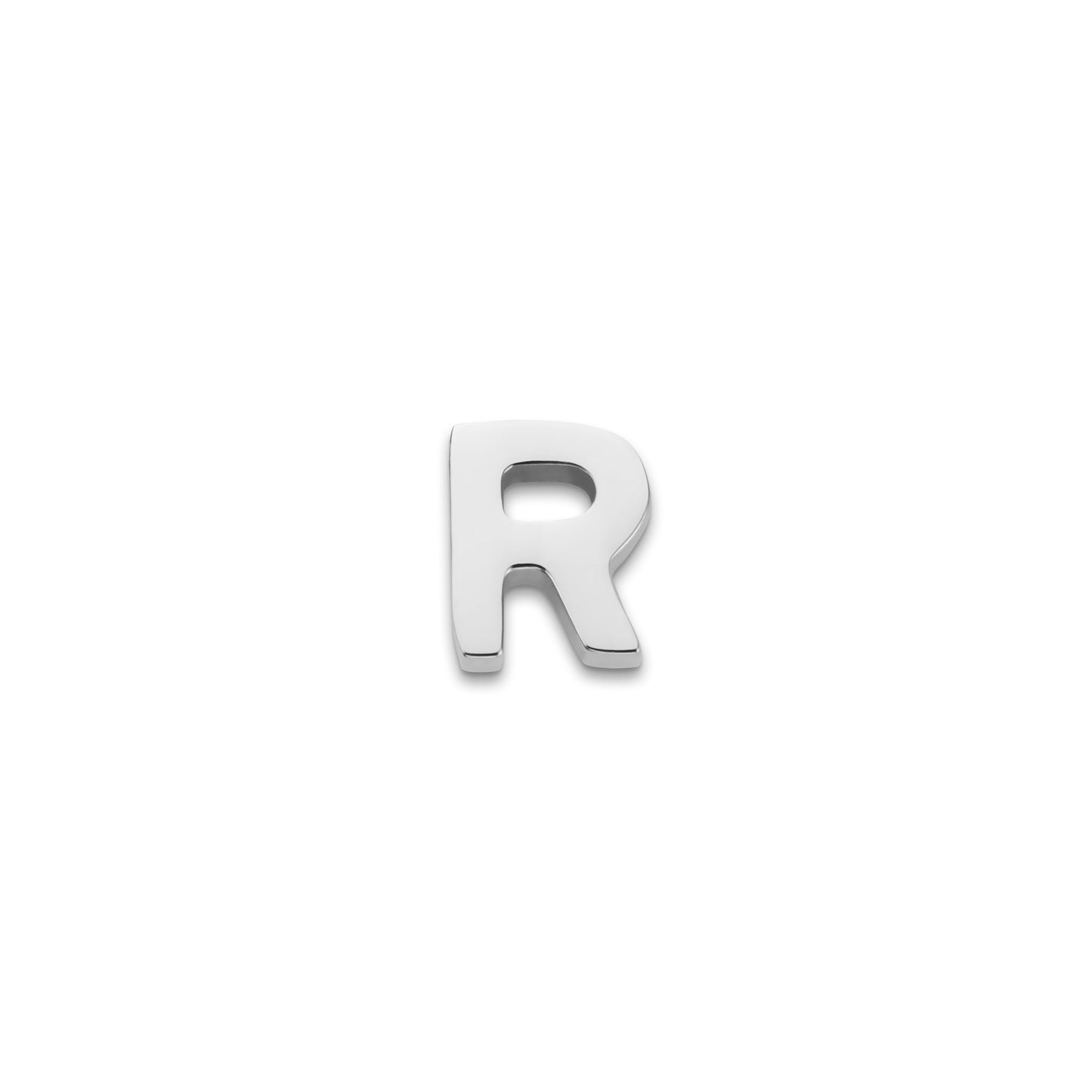 Made Mine Charms - Block Initial Charm (Silver)