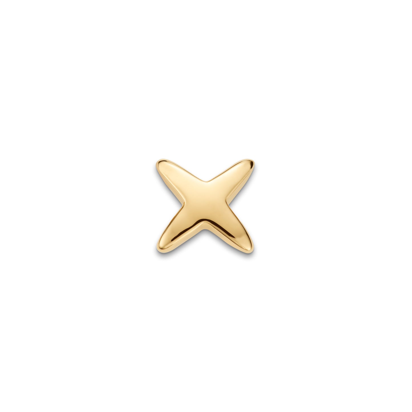 Made Mine Charms - Kiss Charm (Gold)