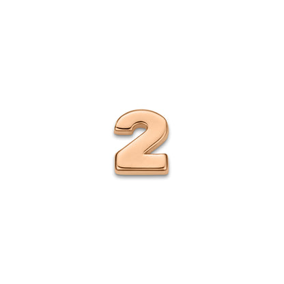 Made Mine Charms - Number Charms (Rose Gold)