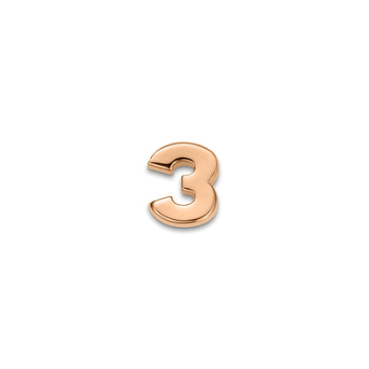 Made Mine Charms - Number Charms (Rose Gold)