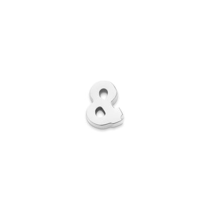 Made Mine Charms - Block Initial Charm (Silver)