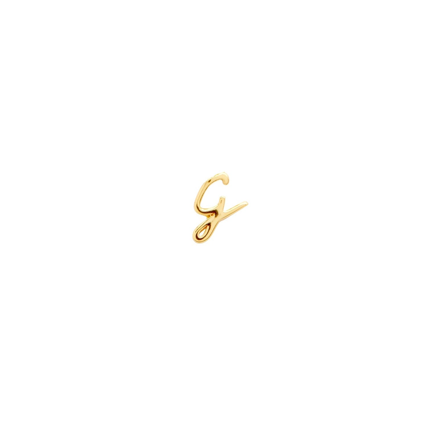 Made Mine Script Letter Bracelet (Gold)