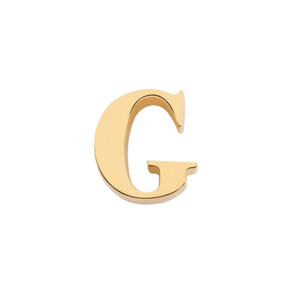 Initial Necklace Charm (Gold)