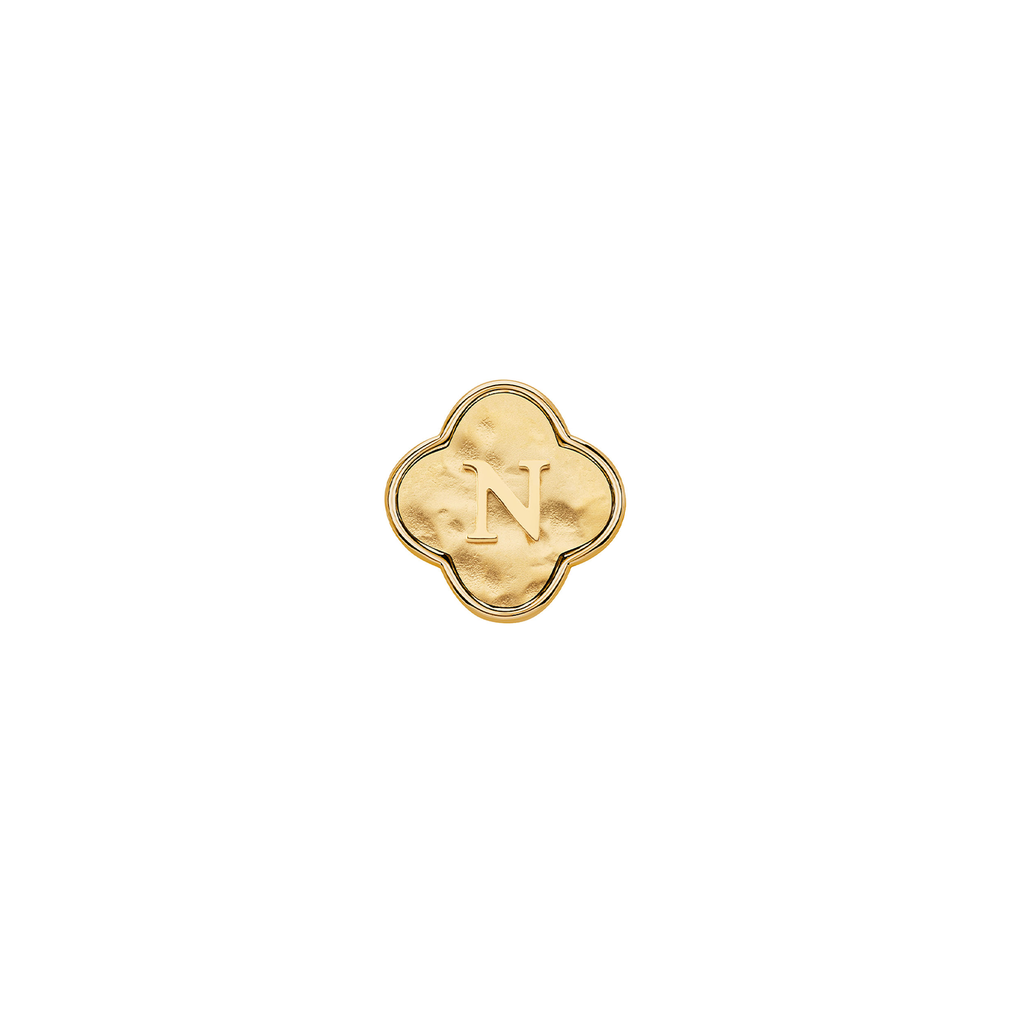 Molten Clover Charms (Gold) - Initials