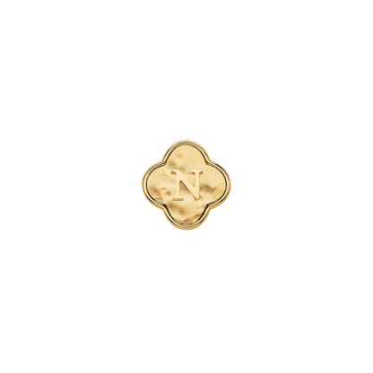 Molten Clover Charms (Gold) - Initials