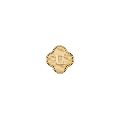 Molten Clover Charms (Gold) - Initials