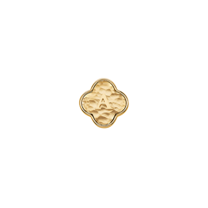 Molten Clover Charms (Gold) - Initials
