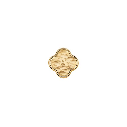 Molten Clover Charms (Gold) - Initials