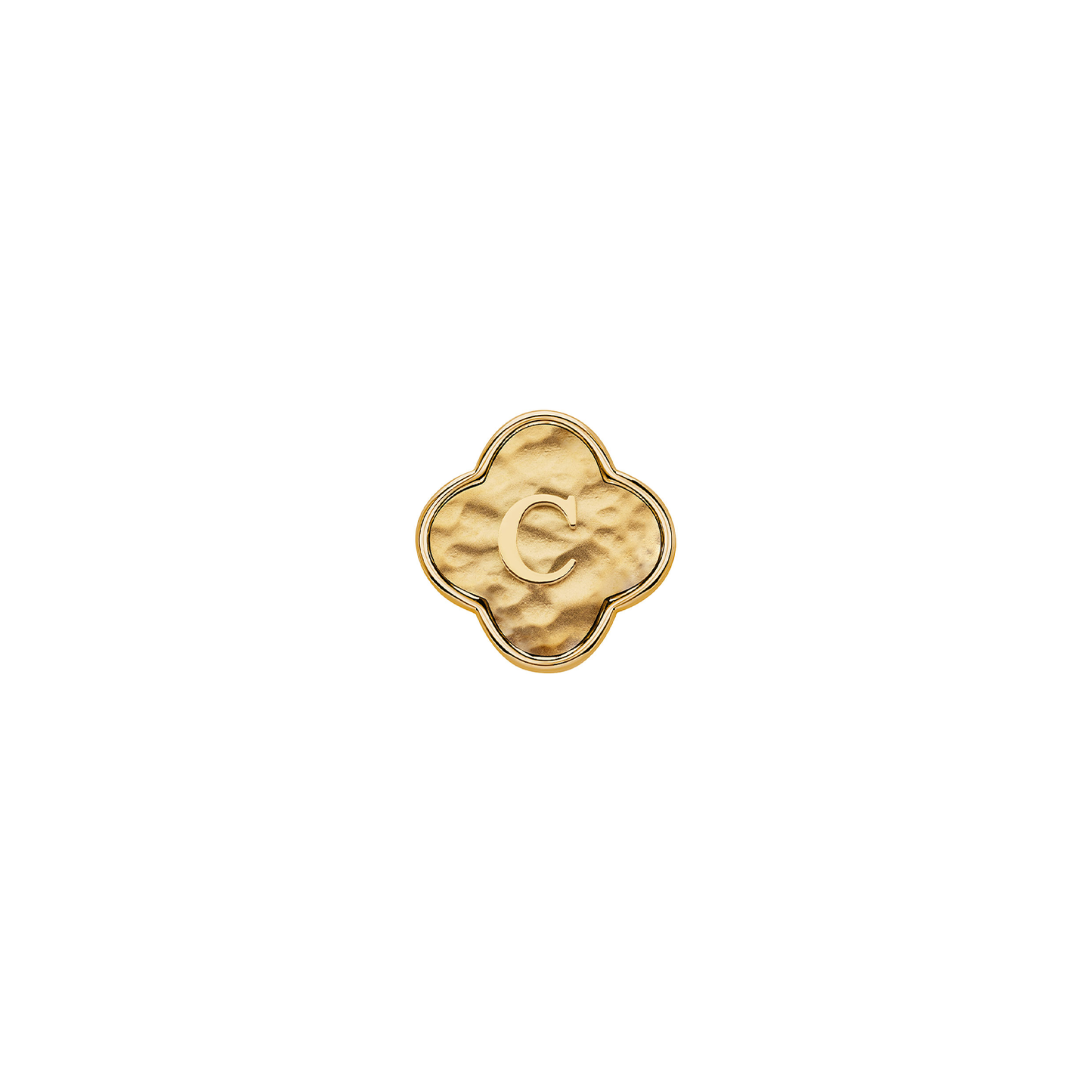Molten Clover Charms (Gold) - Initials